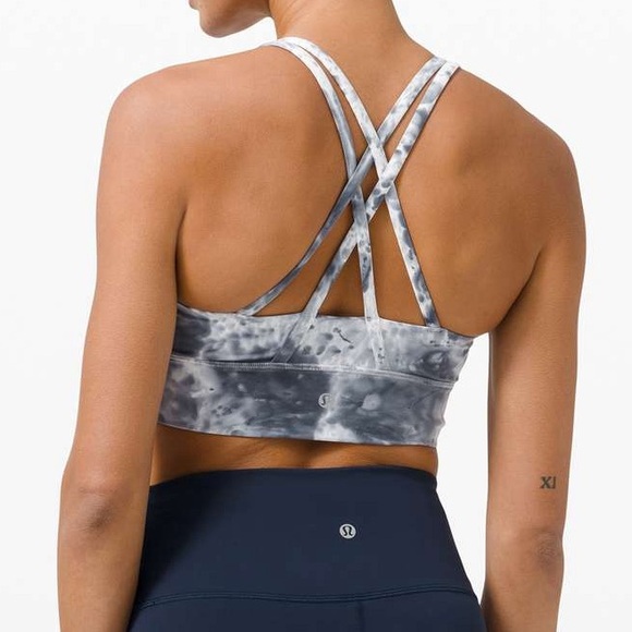 LULULEMON Matching Set, Wunder Under 21" Leggings + Energy Longline Sports Bra - Picture 4 of 8